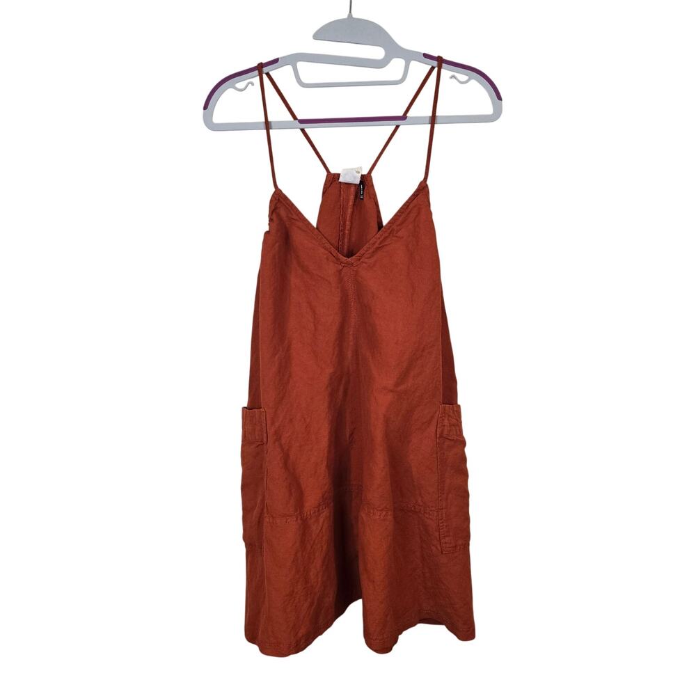 Women's Anthropologie Akemi + Kin Rust Mini Dress | Size XS Petite